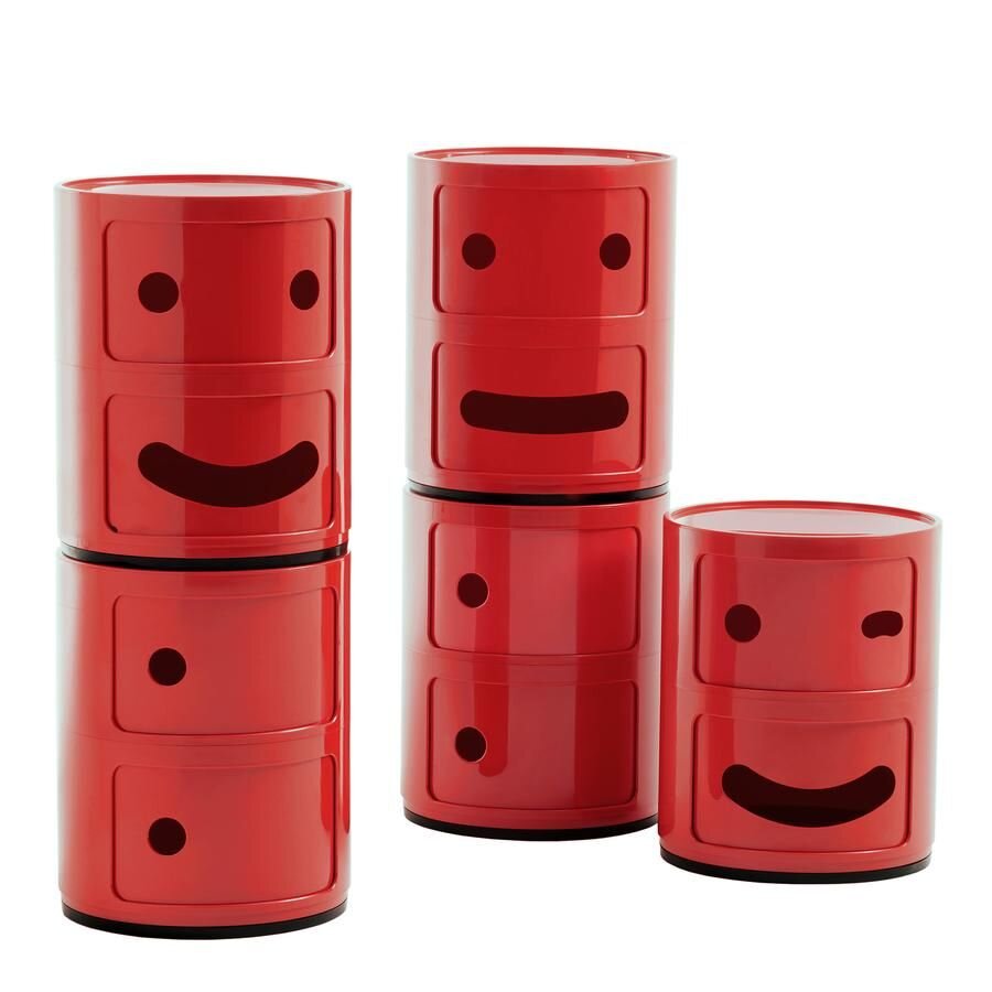 Componibili Round Storage by Kartell Furniture Accessories